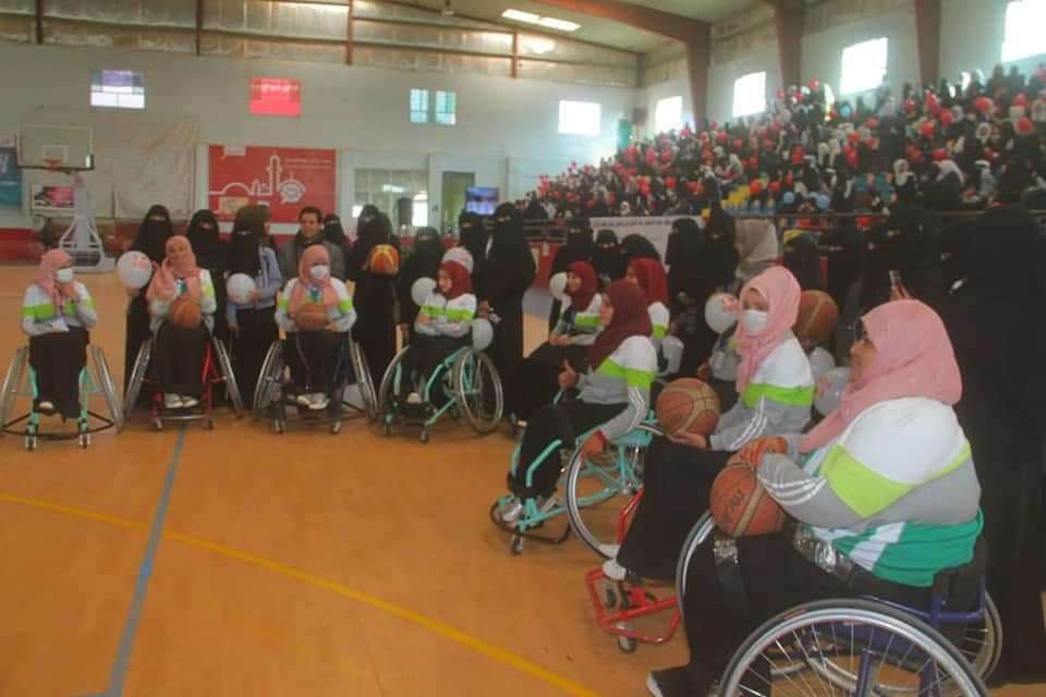 بدعم وتمويل من صندوق رعاية وتأهيل المعاقين وتزامنا مع الإحتفال باليوم العالمي للأشخاص ذوي الإعاقة ....الإتحاد العام لرياضة الأشخاص ذوي الإعاقة يفتتح بطولتي كرة السلة للمعاقين حركيا والعاب القوى للمكفوفين 