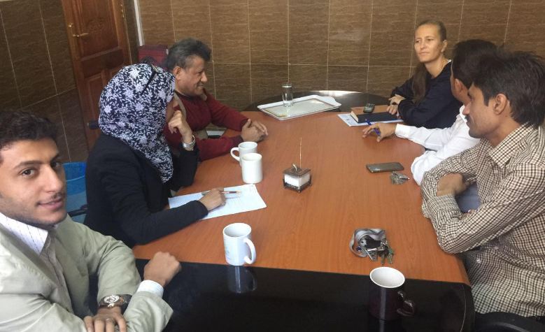 بحث افاق التعاون بين صندوق رعاية المعاقين واللجنة الدولية للصليب الاحمر